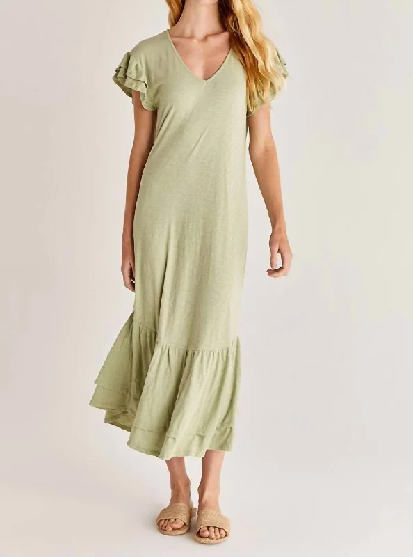 Special Discounts Inside!Special Discounts Inside!Zella Cotton Slub Midi Dress In Pistachio Special Discounts Inside!Special Discounts Inside!Zella Cotton Slub Midi Dress In Pistachio