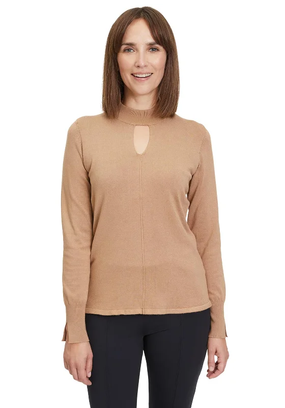 Best Deals Just for You!Best Deals Just for You!Betty Barclay Cutout Neckline Fine Knit Jumper, Beige Best Deals Just for You!Best Deals Just for You!Betty Barclay Cutout Neckline Fine Knit Jumper, Beige