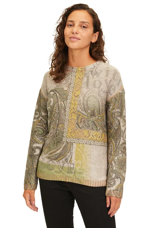 New Discounts Just Dropped!New Discounts Just Dropped!Betty Barclay Embellished Paisley Print Sweater, Green New Discounts Just Dropped!New Discounts Just Dropped!Betty Barclay Embellished Paisley Print Sweater, Green