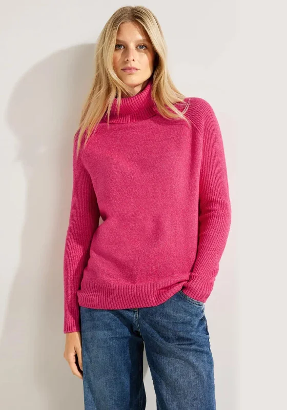 Buy More, Save More!Buy More, Save More!Cecil Cosy Textured Mix Sweater, Cosy Coral Melange Buy More, Save More!Buy More, Save More!Cecil Cosy Textured Mix Sweater, Cosy Coral Melange