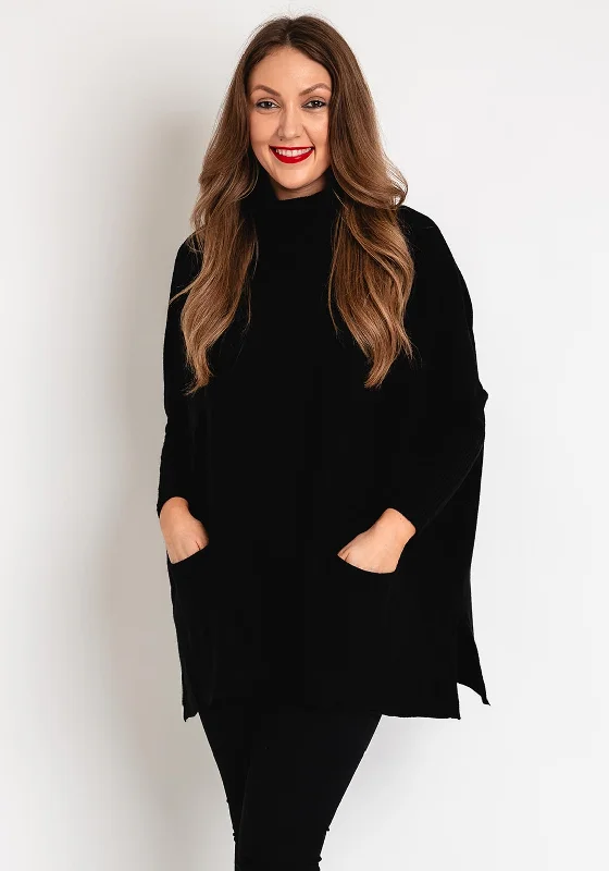 Score Big Savings Today!Score Big Savings Today!D.E.C.K By Decollage One Size Button Detail Knitted Sweater, Black Score Big Savings Today!Score Big Savings Today!D.E.C.K By Decollage One Size Button Detail Knitted Sweater, Black