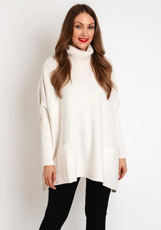 Steals and Deals Await!Steals and Deals Await!D.E.C.K By Decollage Button Detail One Size Knitted Sweater, Cream Steals and Deals Await!Steals and Deals Await!D.E.C.K By Decollage Button Detail One Size Knitted Sweater, Cream
