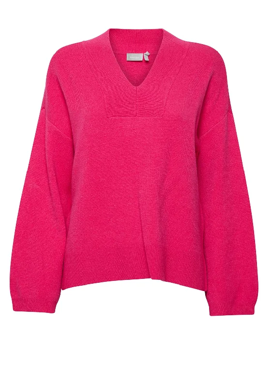 Shop the Hottest Deals!Shop the Hottest Deals!Fransa V-Neck Knitted Sweater, Bright Rose Shop the Hottest Deals!Shop the Hottest Deals!Fransa V-Neck Knitted Sweater, Bright Rose