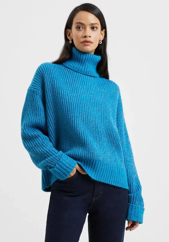 Time to Save Big!Time to Save Big!French Connection Jayla Knitted Jumper, Blue Jewel Time to Save Big!Time to Save Big!French Connection Jayla Knitted Jumper, Blue Jewel