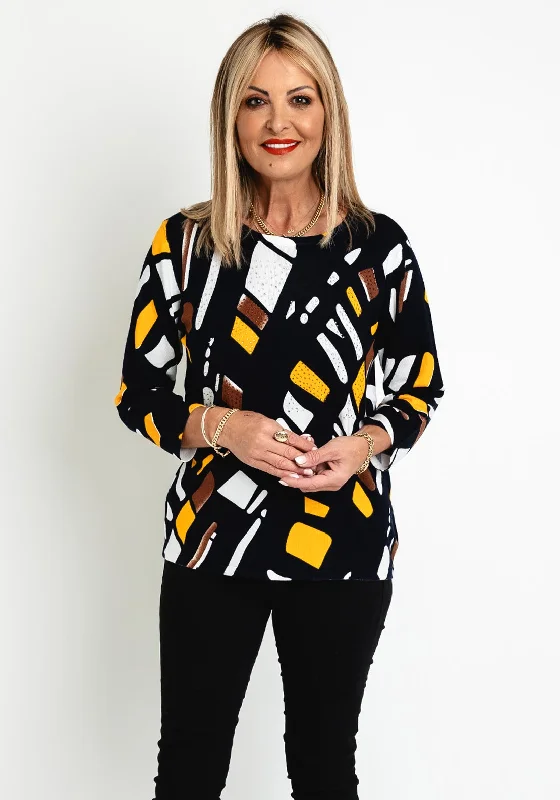 Exclusive Offers You’ll Love!Exclusive Offers You’ll Love!Natalia Collection Rhinestone Shape Print Sweater, Navy Exclusive Offers You’ll Love!Exclusive Offers You’ll Love!Natalia Collection Rhinestone Shape Print Sweater, Navy