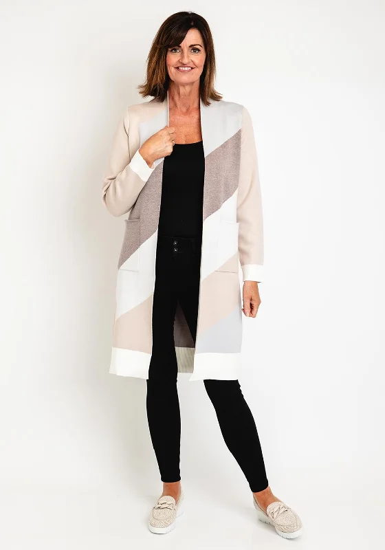 Hot Deals You Can’t Resist!Hot Deals You Can’t Resist!Natalia Collection Long Open Knit Cardigan, Cream Brown Hot Deals You Can’t Resist!Hot Deals You Can’t Resist!Natalia Collection Long Open Knit Cardigan, Cream Brown