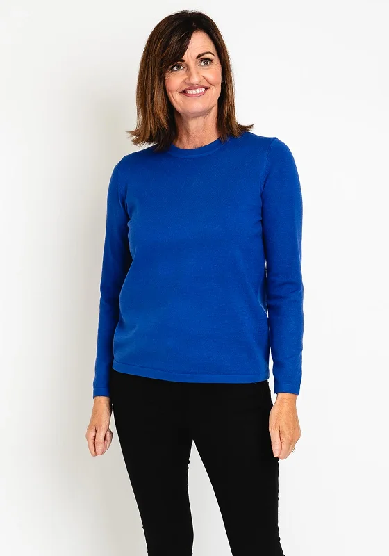Save More When You Shop More!Save More When You Shop More!Natalia Collection Round Neck Sweater, Cobalt Blue Save More When You Shop More!Save More When You Shop More!Natalia Collection Round Neck Sweater, Cobalt Blue