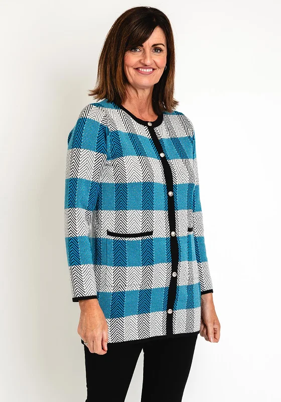 Upgrade for Less!Upgrade for Less!Natalia Collection Herringbone Long Knit Cardigan, Blue Upgrade for Less!Upgrade for Less!Natalia Collection Herringbone Long Knit Cardigan, Blue