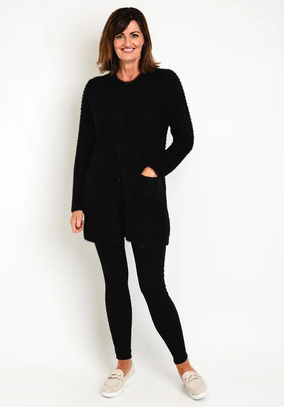Only a Few Left – Order Now!Only a Few Left – Order Now!Natalia Collection Fluffy Knit Cardigan, Black Only a Few Left – Order Now!Only a Few Left – Order Now!Natalia Collection Fluffy Knit Cardigan, Black