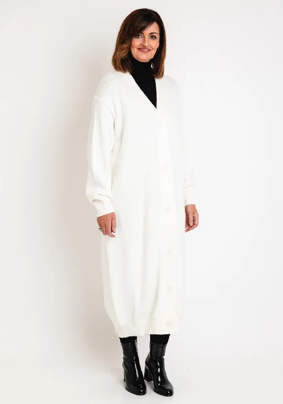 Mega Sale Happening Now!Mega Sale Happening Now!Serafina Collection One Size Long Knit Cardigan, White Mega Sale Happening Now!Mega Sale Happening Now!Serafina Collection One Size Long Knit Cardigan, White