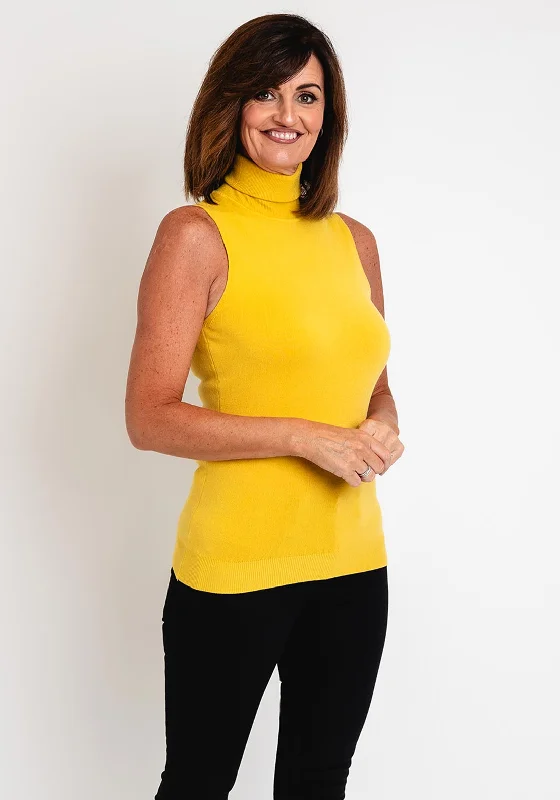 Act Fast – Limited Time Savings!Act Fast – Limited Time Savings!Serafina Collection Sleeveless Knitted Sweater, Yellow Act Fast – Limited Time Savings!Act Fast – Limited Time Savings!Serafina Collection Sleeveless Knitted Sweater, Yellow