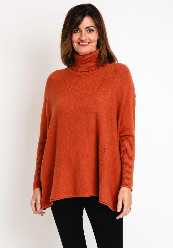 Best Price of the Season!Best Price of the Season!Serafina Collection Buttoned Side Knit Sweater, Orange Best Price of the Season!Best Price of the Season!Serafina Collection Buttoned Side Knit Sweater, Orange