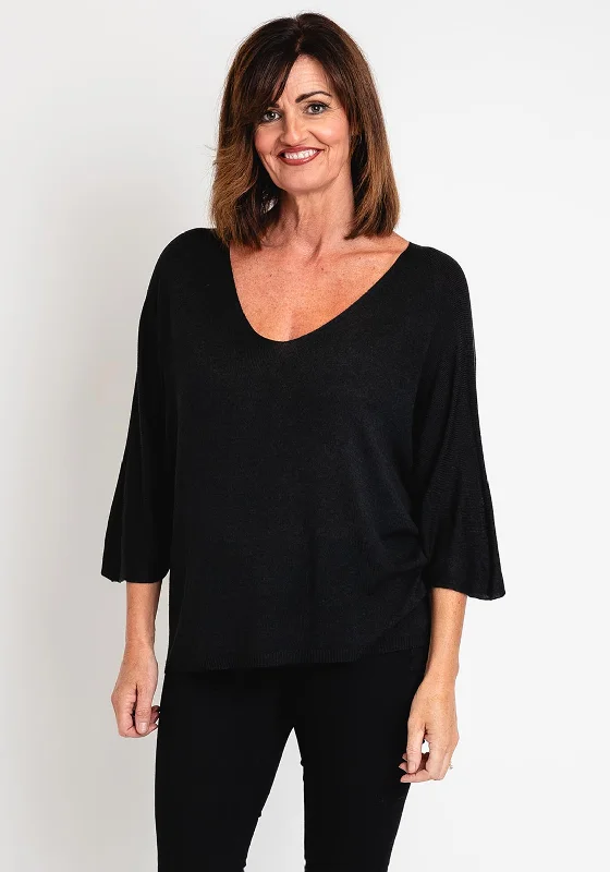 Grab Yours Before It’s Too Late!Grab Yours Before It’s Too Late!Serafina Collection One Size Fine Knit Sweater, Black Grab Yours Before It’s Too Late!Grab Yours Before It’s Too Late!Serafina Collection One Size Fine Knit Sweater, Black