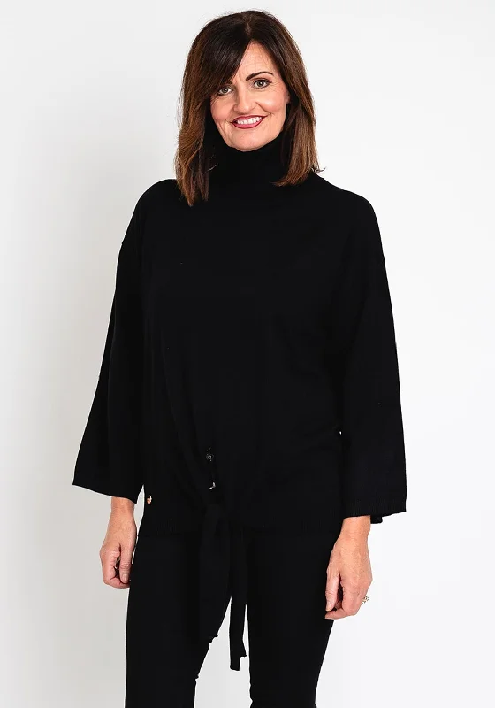 Huge Savings – Act Now!Huge Savings – Act Now!Natalia Collection One Size Tie Detail Sweater, Black Huge Savings – Act Now!Huge Savings – Act Now!Natalia Collection One Size Tie Detail Sweater, Black