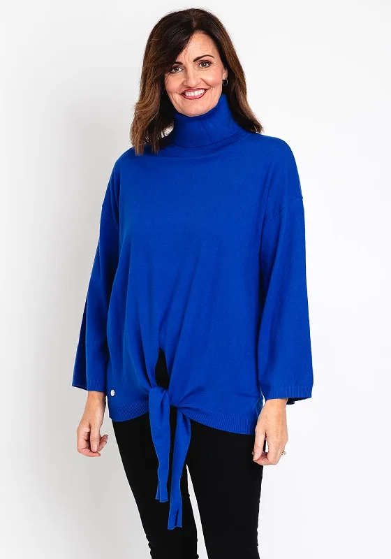 Save Like Never Before!Save Like Never Before!Natalia Collection One Size Tie Detail Sweater, Royal Blue Save Like Never Before!Save Like Never Before!Natalia Collection One Size Tie Detail Sweater, Royal Blue