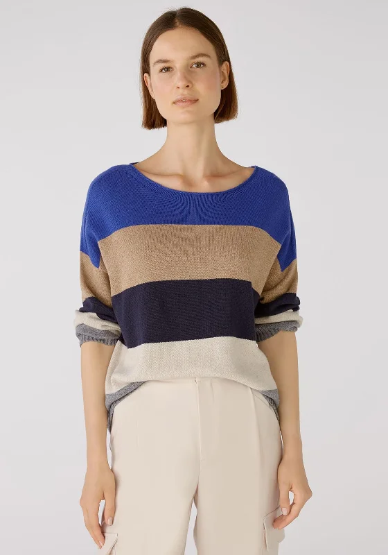 Savings You Can’t Ignore!Savings You Can’t Ignore!OUI Colour Block Stripe Knit Jumper, Blue Stone Savings You Can’t Ignore!Savings You Can’t Ignore!OUI Colour Block Stripe Knit Jumper, Blue Stone