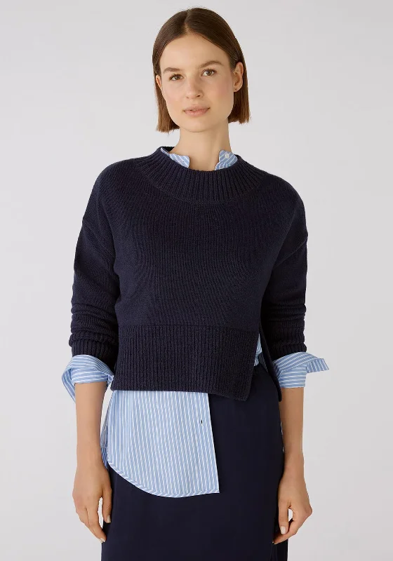 Flash Deals – Act Quickly!Flash Deals – Act Quickly!OUI Wool Blend Short Jumper, Dark Blue Flash Deals – Act Quickly!Flash Deals – Act Quickly!OUI Wool Blend Short Jumper, Dark Blue