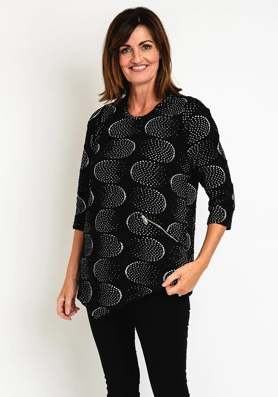 Unlock Huge Savings Now!Unlock Huge Savings Now!Pont Neuf Rosalina Abstract Print Sweater, Black Unlock Huge Savings Now!Unlock Huge Savings Now!Pont Neuf Rosalina Abstract Print Sweater, Black