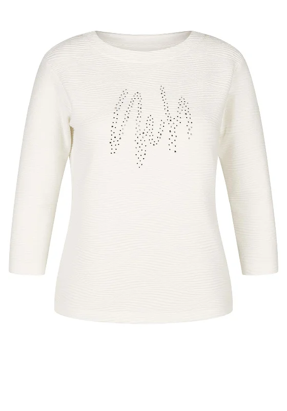 Hurry, Sale Ends Soon!Hurry, Sale Ends Soon!Rabe Rhinestone Detail Ribbed Sweater, Off-White Hurry, Sale Ends Soon!Hurry, Sale Ends Soon!Rabe Rhinestone Detail Ribbed Sweater, Off-White