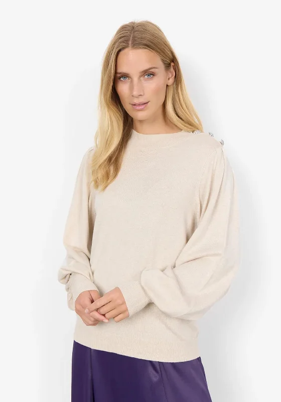 Only a Few Left – Order Now!Only a Few Left – Order Now!Soyaconcept Dollie High Neck Button Detail Sweater, Cream Only a Few Left – Order Now!Only a Few Left – Order Now!Soyaconcept Dollie High Neck Button Detail Sweater, Cream
