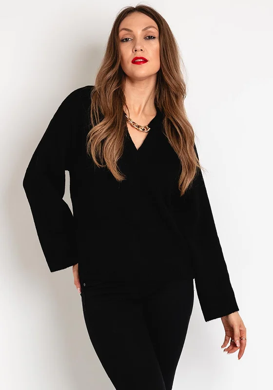 Upgrade for Less!Upgrade for Less!Tiffosi Tiamat Gold Chain Neckline Sweater, Black Upgrade for Less!Upgrade for Less!Tiffosi Tiamat Gold Chain Neckline Sweater, Black