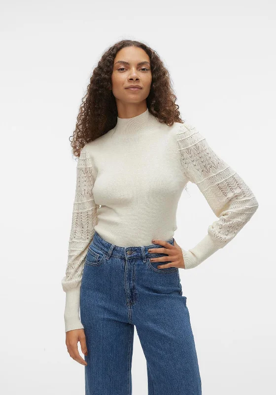 Don't Miss Out!Don't Miss Out!Vero Moda Felipa High Neck Ballon Sleeve Sweater, Birch Don't Miss Out!Don't Miss Out!Vero Moda Felipa High Neck Ballon Sleeve Sweater, Birch