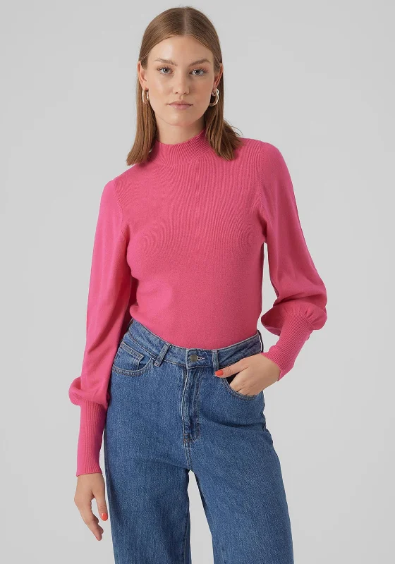 Best Price of the Season!Best Price of the Season!Vero Moda Holly Balloon Sleeve Sweater, Fuchsia Purple Best Price of the Season!Best Price of the Season!Vero Moda Holly Balloon Sleeve Sweater, Fuchsia Purple