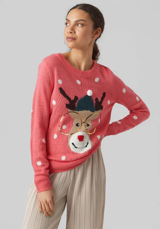 Your Favorite Sale is Back!Your Favorite Sale is Back!Vero Moda Deer with Sequin Spectacles Christmas Jumper, Hot Pink Your Favorite Sale is Back!Your Favorite Sale is Back!Vero Moda Deer with Sequin Spectacles Christmas Jumper, Hot Pink