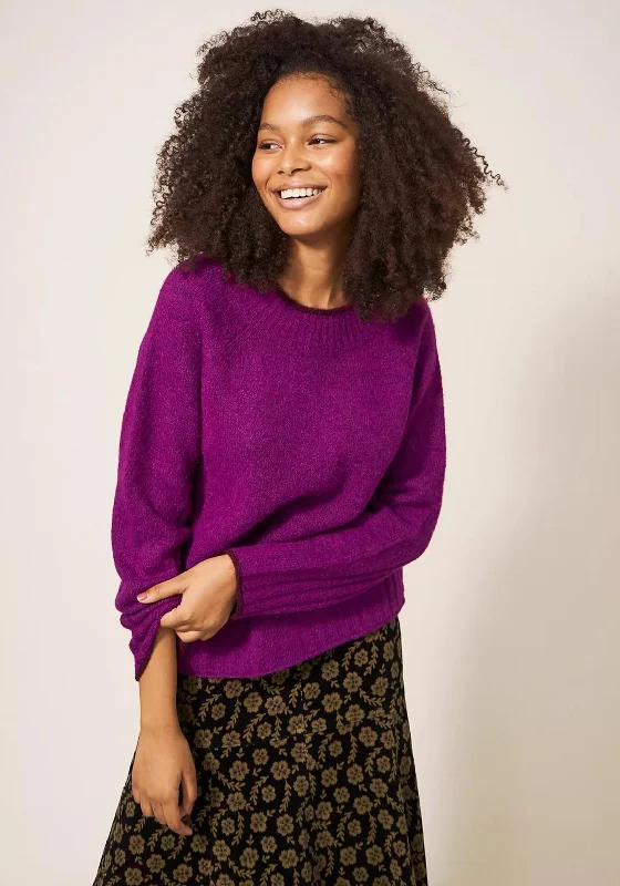 Stock Up and Save!Stock Up and Save!White Stuff Medway Wool Blend Sweater, Mid Pink Stock Up and Save!Stock Up and Save!White Stuff Medway Wool Blend Sweater, Mid Pink