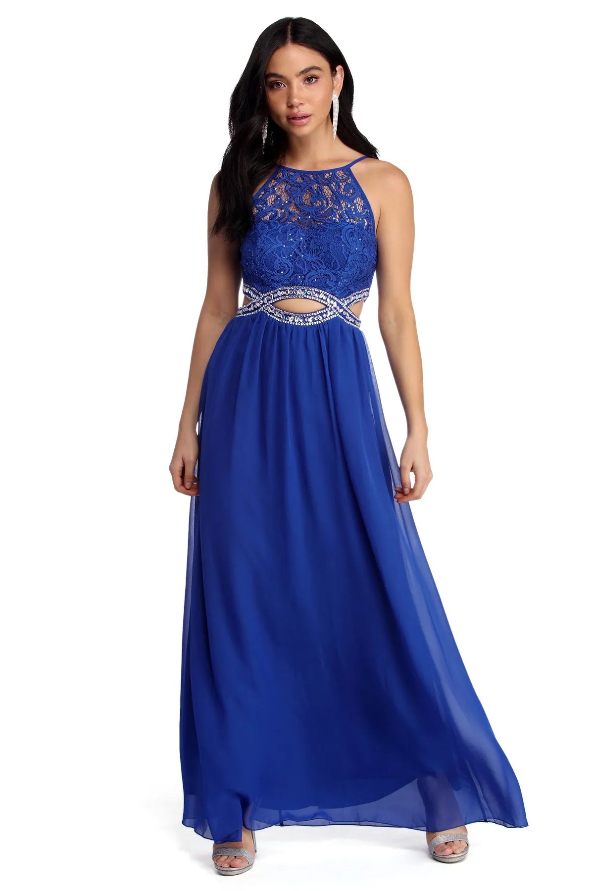 Buy One, Get One Free!Buy One, Get One Free!Anya Formal Lace And Gemstone Dress