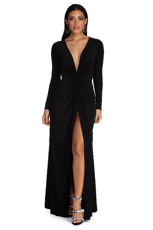 Every Deal is a Steal!Every Deal is a Steal!Cameron Formal Twist Knot Dress