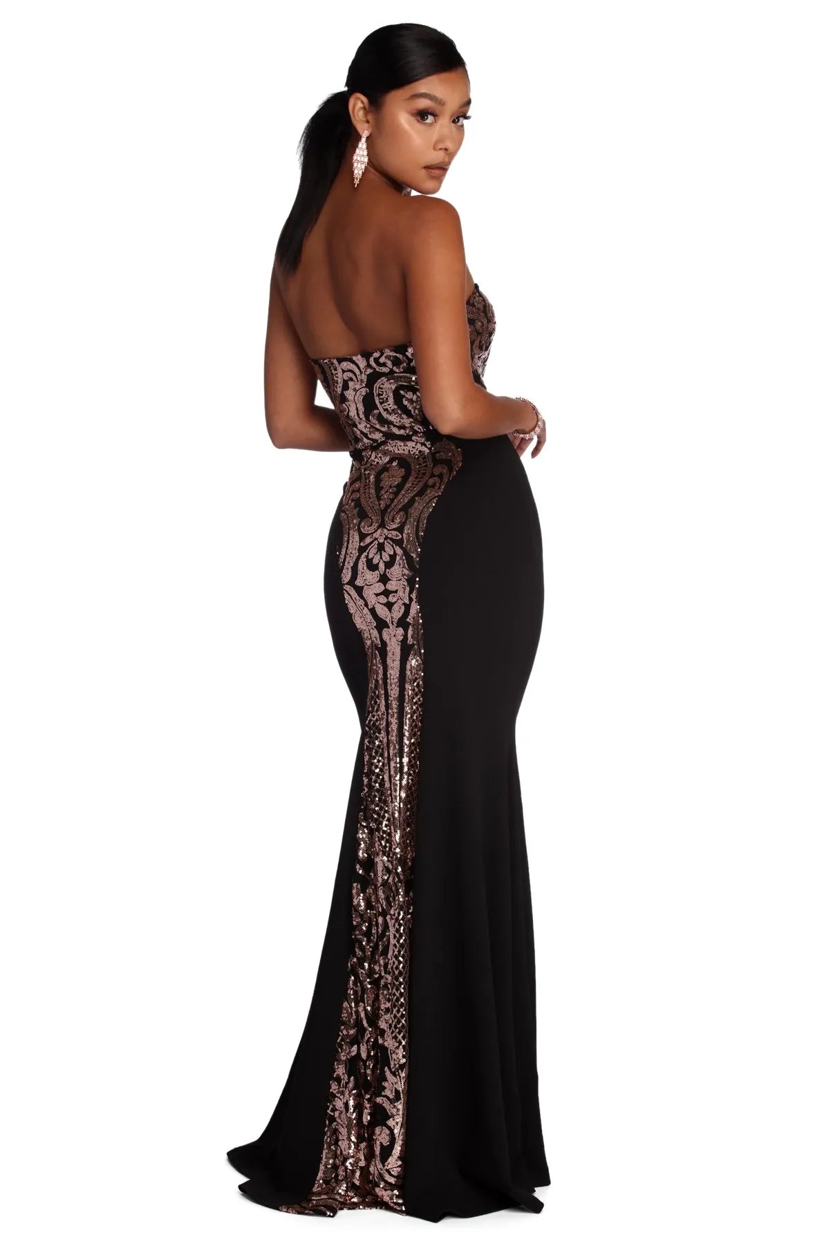 Your Dream Deal is Here!Your Dream Deal is Here!Elise Strapless Sequin Mermaid Dress Your Dream Deal is Here!Your Dream Deal is Here!Elise Strapless Sequin Mermaid Dress