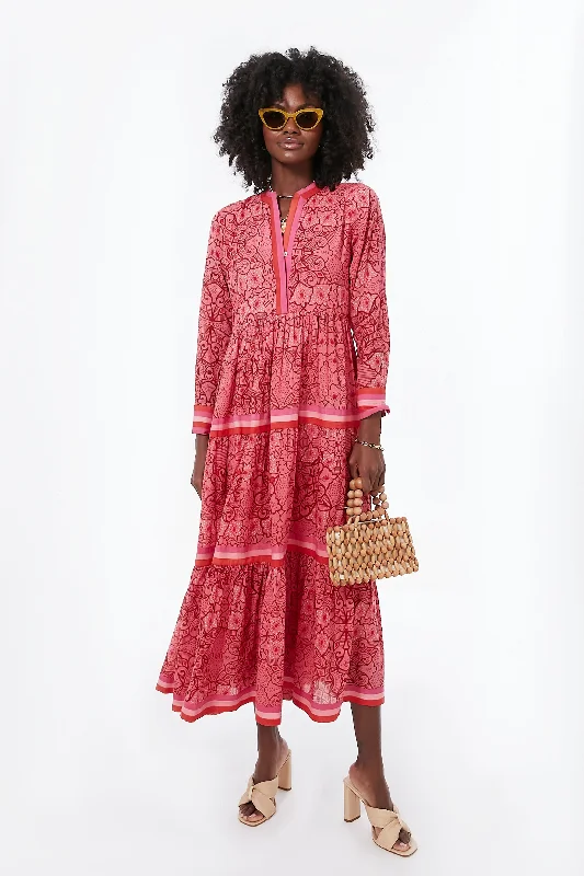 Massive Price Cuts!Massive Price Cuts!Exclusive Pink Floral Diwali Dress