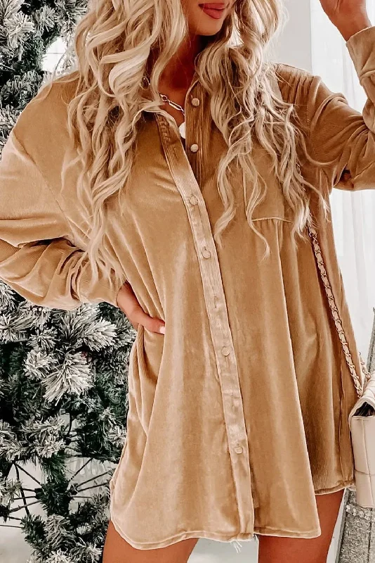 Exclusive Savings This Week!Exclusive Savings This Week!Velvet Long Sleeve Shirt Dress Exclusive Savings This Week!Exclusive Savings This Week!Velvet Long Sleeve Shirt Dress