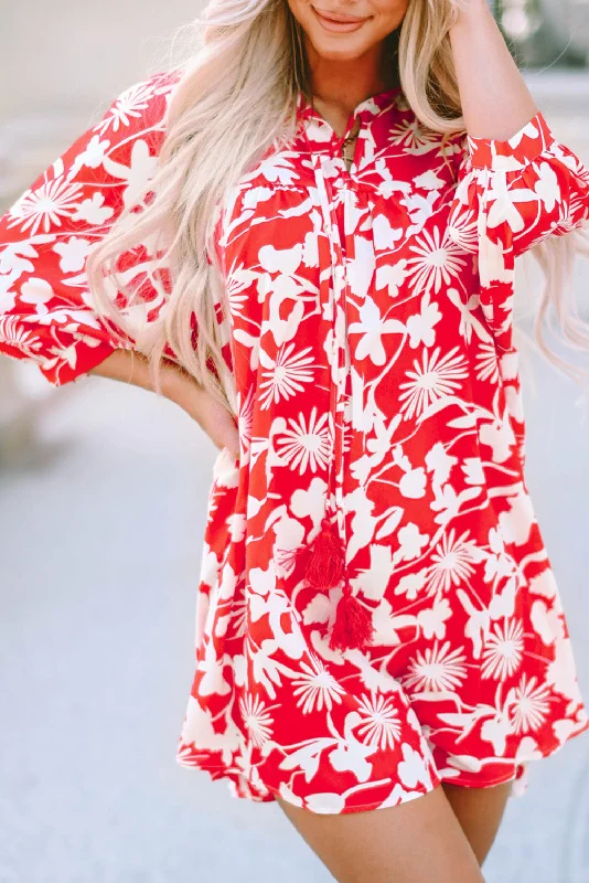 Unmissable Offers Await!Unmissable Offers Await!Floral Puff Sleeve Babydoll Dress
