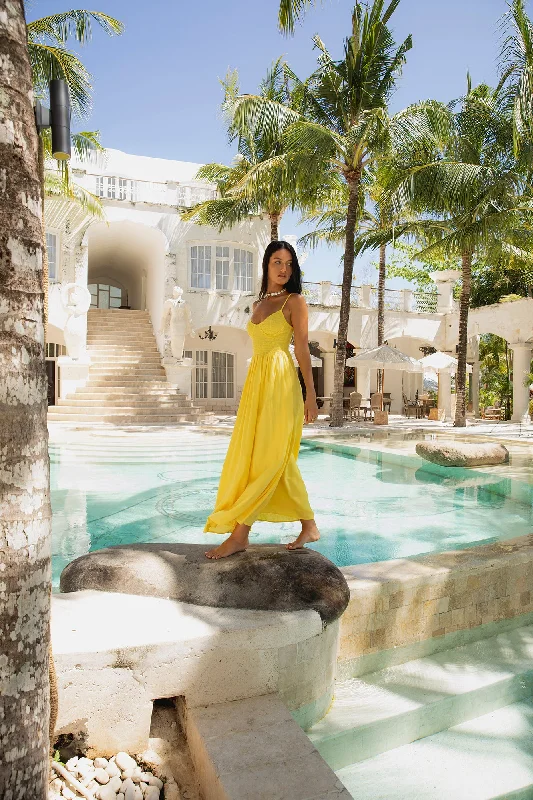 Every Deal is a Steal!Every Deal is a Steal!FORTUNATE ONE Blushing Lovers Maxi Dress Yellow Every Deal is a Steal!Every Deal is a Steal!FORTUNATE ONE Blushing Lovers Maxi Dress Yellow