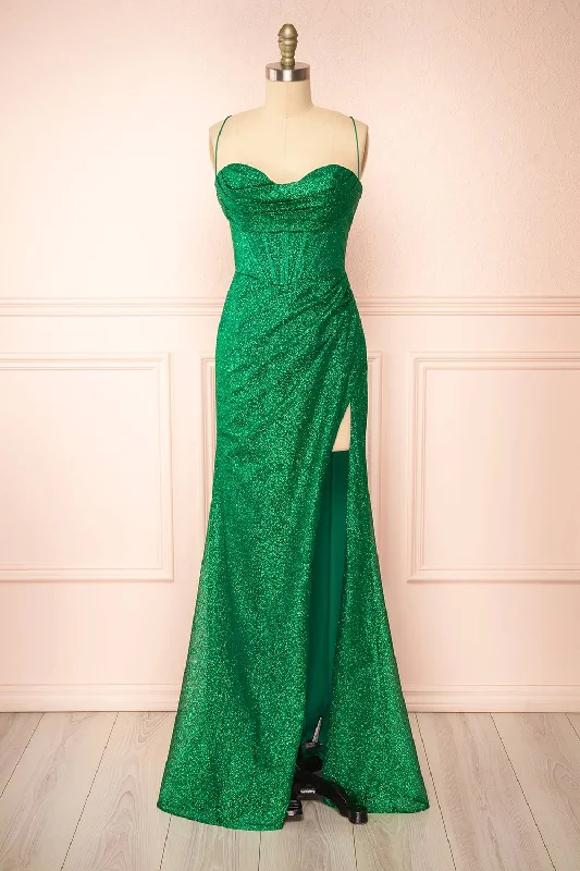 One Day Only – Huge Savings!One Day Only – Huge Savings!Frosti Green | Sparkly Cowl Neck Maxi Dress One Day Only – Huge Savings!One Day Only – Huge Savings!Frosti Green | Sparkly Cowl Neck Maxi Dress