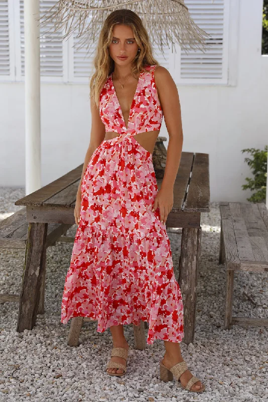 Shop More, Spend Less!Shop More, Spend Less!Goal Setter Maxi Dress Pink