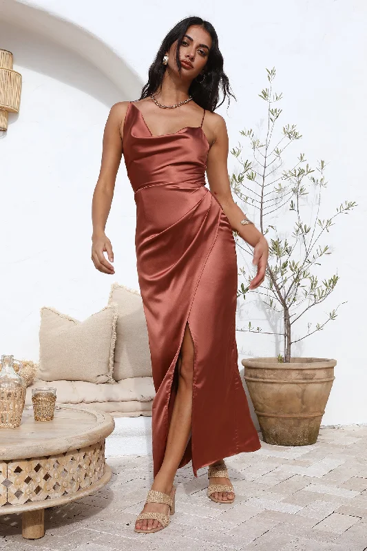 Mega Sale Happening Now!Mega Sale Happening Now!Having You Maxi Dress Brown