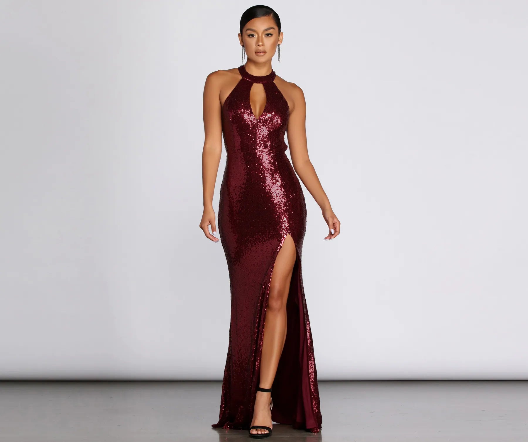 Your Discount is Waiting!Your Discount is Waiting!Jena Formal Sequin High Slit Dress