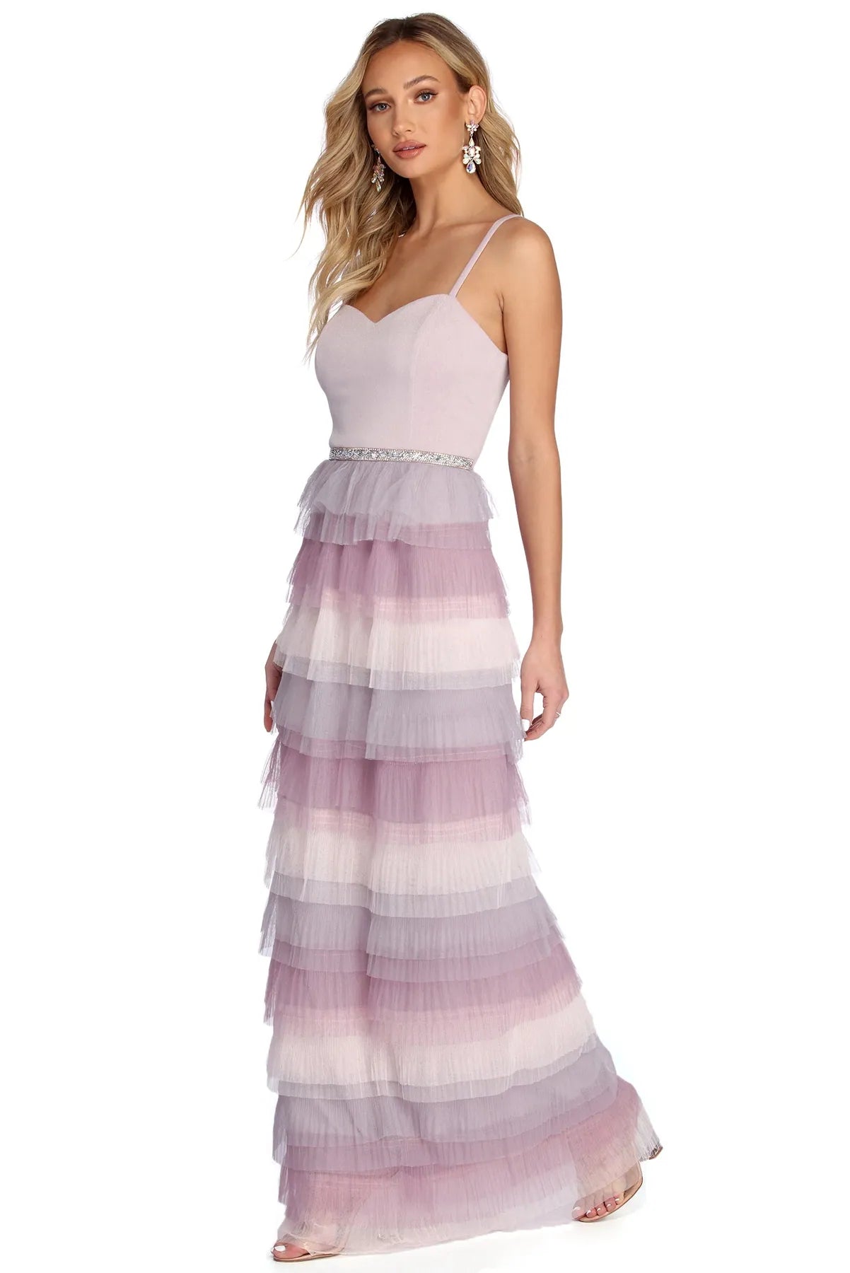 Must-Have Deals Inside!Must-Have Deals Inside!Karlie Formal Ruffled Rhinestone Dress Must-Have Deals Inside!Must-Have Deals Inside!Karlie Formal Ruffled Rhinestone Dress