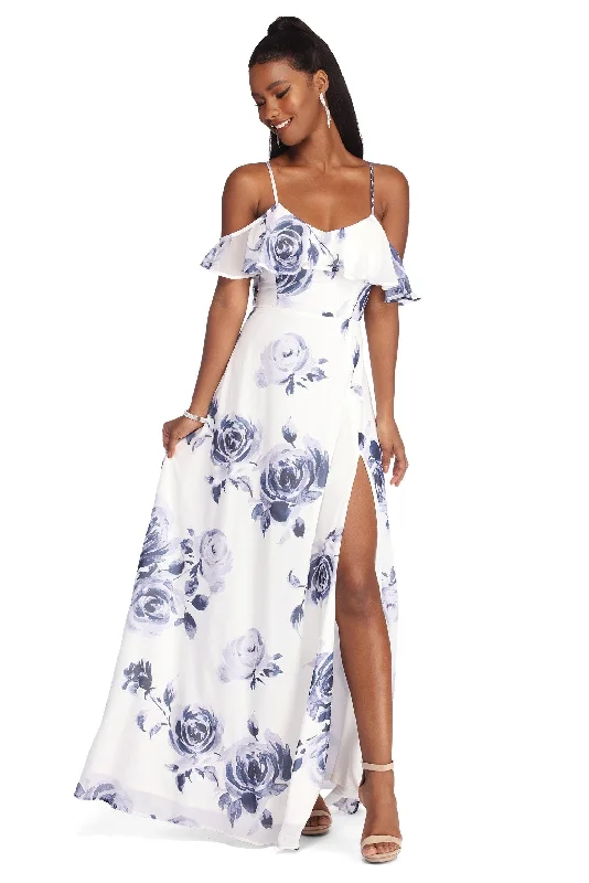 Don't Miss Out!Don't Miss Out!Mia Formal High Slit Chiffon Dress