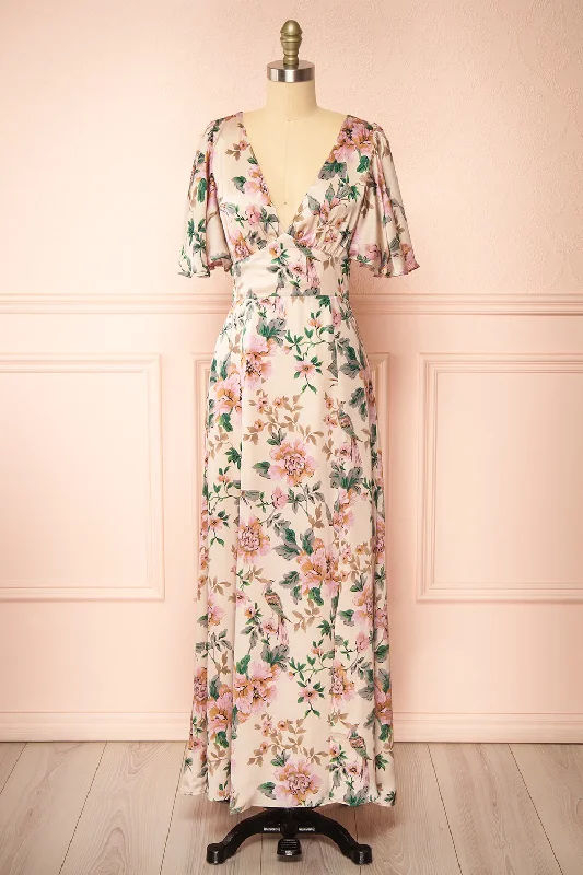 Don’t Wait – Shop Today!Don’t Wait – Shop Today!Morriven | Satin Maxi Dress w/ Floral Pattern Don’t Wait – Shop Today!Don’t Wait – Shop Today!Morriven | Satin Maxi Dress w/ Floral Pattern