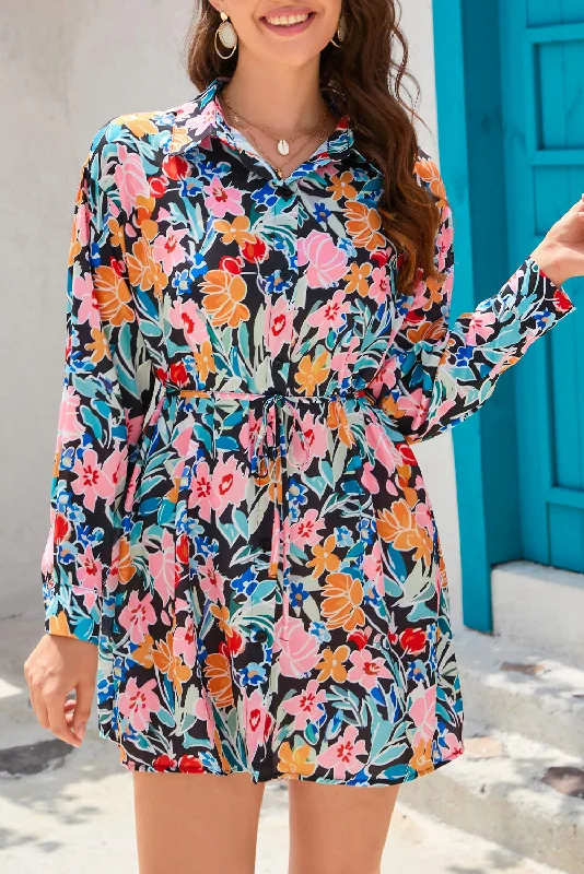 Flash Deals – Act Quickly!Flash Deals – Act Quickly!Floral Buttoned Collared Long Sleeve Dress Flash Deals – Act Quickly!Flash Deals – Act Quickly!Floral Buttoned Collared Long Sleeve Dress