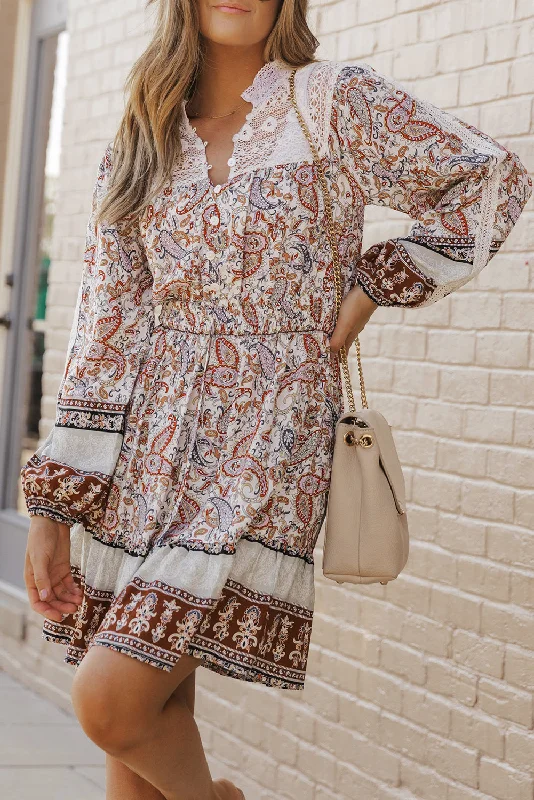 Buy One, Get One Free!Buy One, Get One Free!Paisley Lace Smocked Ruffle Dress