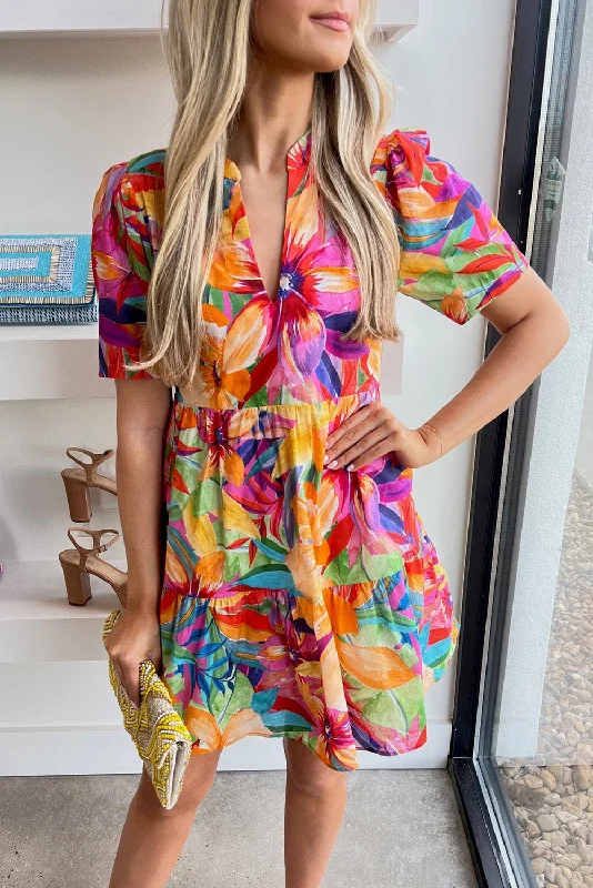 Don’t Wait – Deals Won’t Last!Don’t Wait – Deals Won’t Last!Floral Painting V Neck Tiered Dress Don’t Wait – Deals Won’t Last!Don’t Wait – Deals Won’t Last!Floral Painting V Neck Tiered Dress