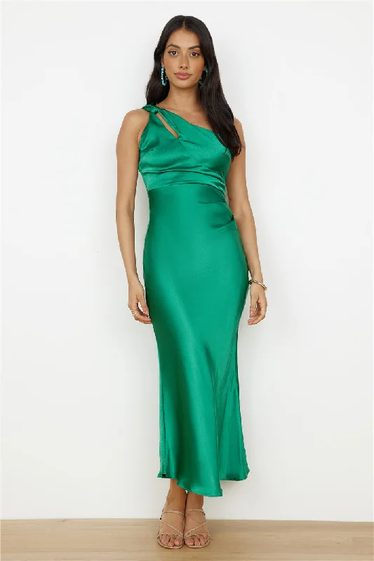 Must-Have Deals Inside!Must-Have Deals Inside!My Type One Shoulder Maxi Dress Green Must-Have Deals Inside!Must-Have Deals Inside!My Type One Shoulder Maxi Dress Green