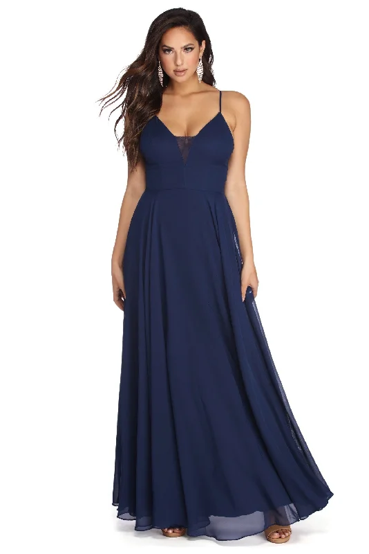 Don’t Wait – Deals Won’t Last!Don’t Wait – Deals Won’t Last!Mya Formal Sleeveless Chiffon Dress