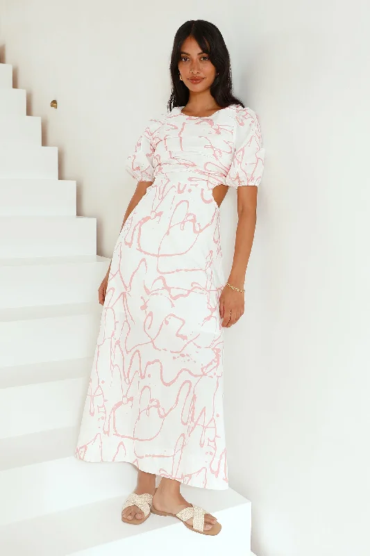 Hurry, Sale Ends Soon!Hurry, Sale Ends Soon!On The Move Maxi Dress Pink