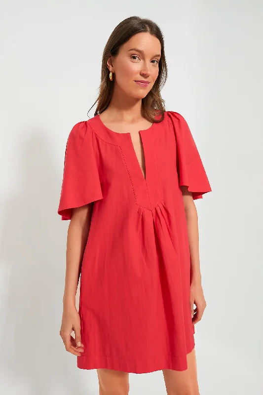 Shop Today, Save Tomorrow!Shop Today, Save Tomorrow!Red Finley Flutter Sleeve Dress Shop Today, Save Tomorrow!Shop Today, Save Tomorrow!Red Finley Flutter Sleeve Dress